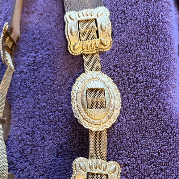 Streets Ahead Gold Decorative Belt NWOT - Picture 6 of 16